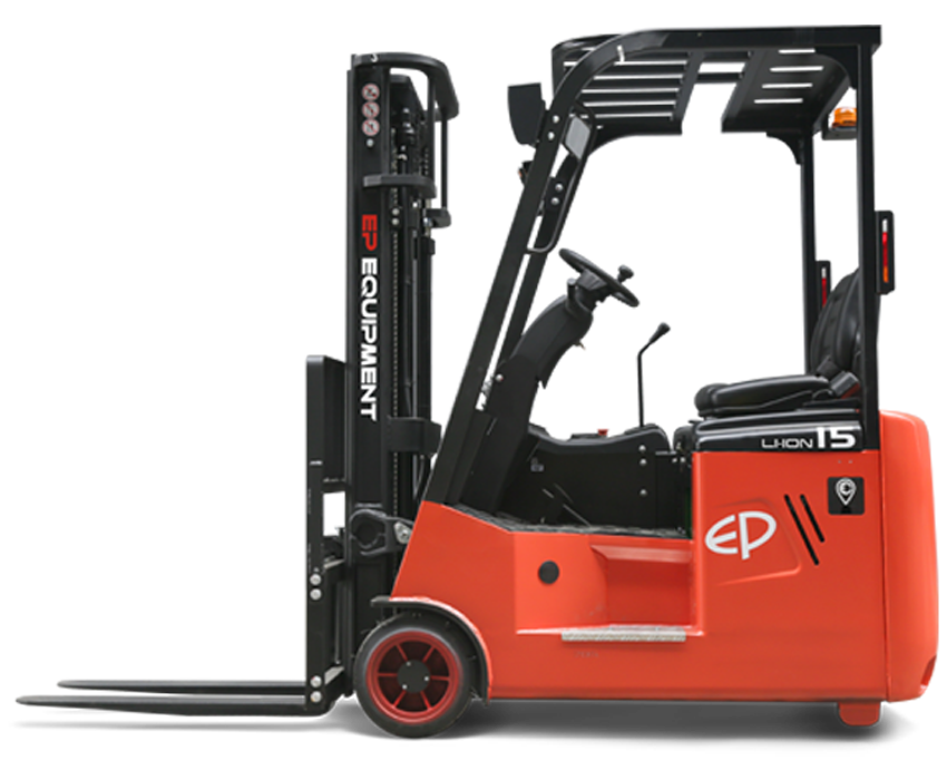 3 Wheel Counterbalance Lithium Forklift Truck 